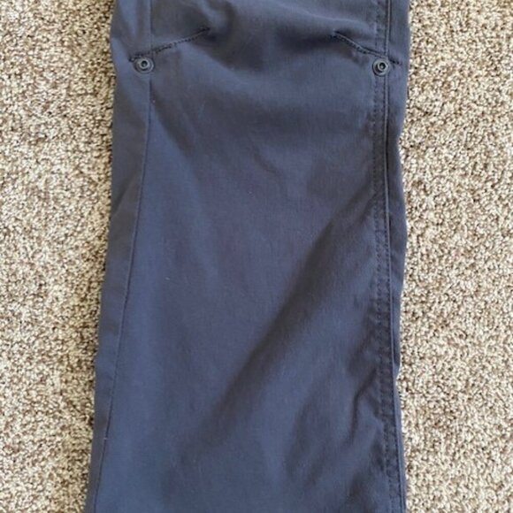 PRANA Halle Convertible Coal Gray Roll up Pants 2 SHORT - Picture 10 of 13